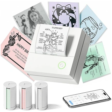 Uzlīmes printeris, PM290 Mini printeris viedtālrun