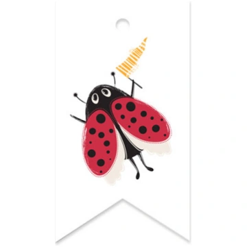 Etiķete Ladybug, Woodland Friends