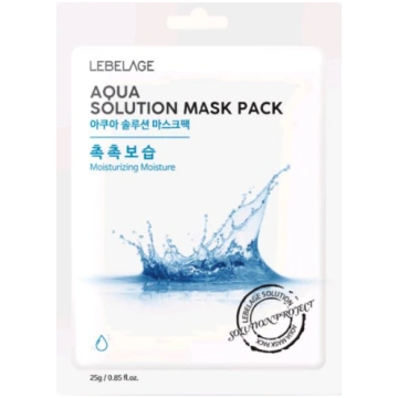 LEBELAGE AQUA Auduma sejas maska, 25 g