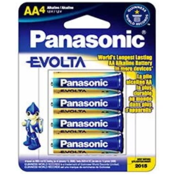 Vienreizlietojams alkalīnisks elements AA Panasoni