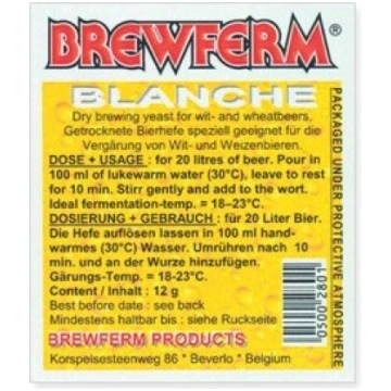 Sausais alus raugs BREWFERM BLANCHE 12g