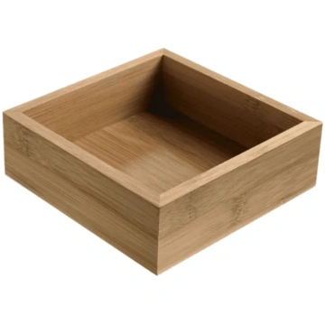 Contenitore buffet bamboo cm 15,3x15,3x5h LEONE S.