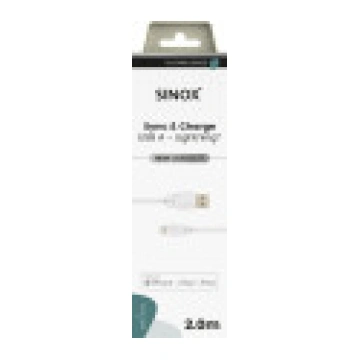 Sinox PRO Lightning USB kabelis m/oriģināls Apple™