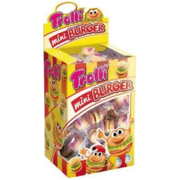 TROLLI želejkonfektes Mini Burger 80x10g