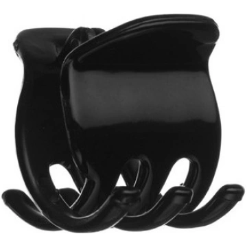Matu sprādzes, plastmasas, melnas, 4cm, 1gab. 0442