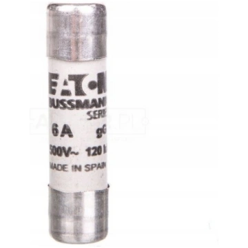 Cilindrisks drošinātājs 10x38mm 6a Gl/gg 500v Nav 