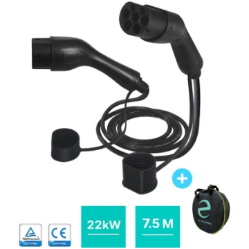 KABELIS 22 KW 32A 7.5M TYPE 2 TYPE 2 EV CHARGE