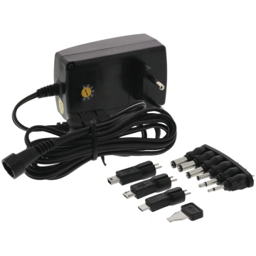 AC/DC Plugin Adapter NORDIC QUALITY, 3-12V, 6.7-27