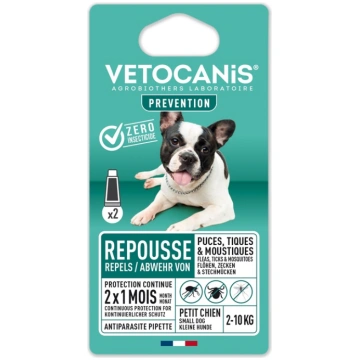 SMALL DOGS SPOT-ON 2X2ML TO 10KG VITA004 (34281700