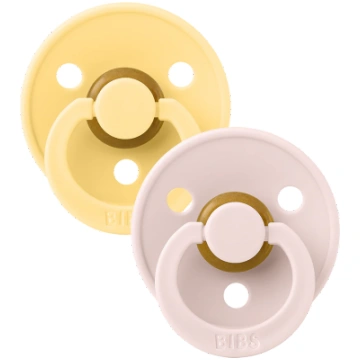 BIBS Colour knupīši Pale butter/Petal, 6-18mēn