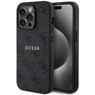 Guess 4G kolekcijas ādas telefona vāciņš ar metāla