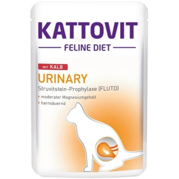 KATTOVIT Feline Diet Urinary Veal - wet cat food -