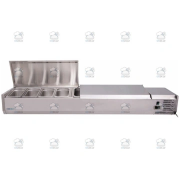 Aukstuma picas galds ventilējams +2+8°C n.8 x GN1/