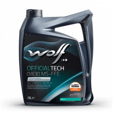 Motoreļļa WOLF OFFICIALTECH 0W30 MS-FFE 5L. 0w-30