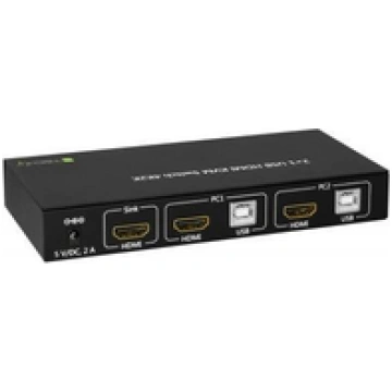 Techly KVM Switch USB HDMI 4K 2 Wege ( IDATA KVM H