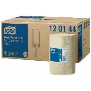 Papīra dvieļi Tork M1 Universal Mini 1 kārta dzelt