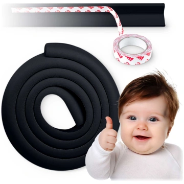 Ricokids 798701 putu aizsarglente mēbelēm, melna, 