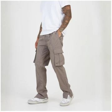 Mens Poplin Turner Cargo Trousers with Pockets