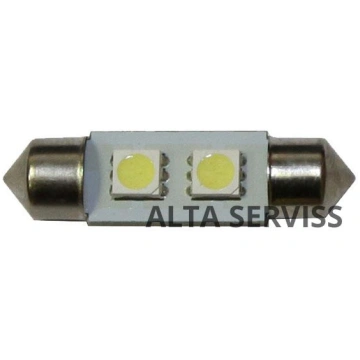 LED lampa 2d,C5W,36mm,balta