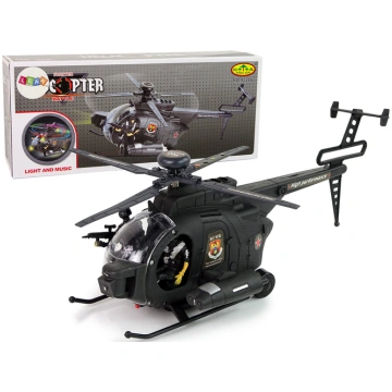Lidmašīnas un helikopteri Lean Toys Battle, melna