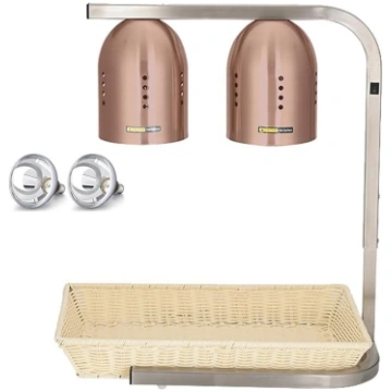 Profesionāla pārtikas sildlampa, autonomā, 550 W,