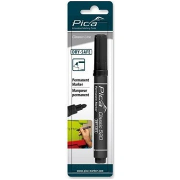 Pica Permanent Marker 1-4mm Round Tip black Retail