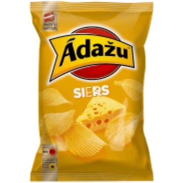 ĀDAŽU čipsi ar siera garšu Latvija 130g (1/18) Nav