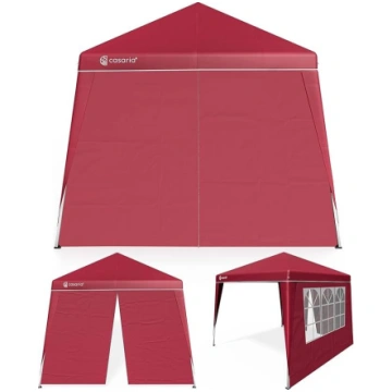 CASARIA pop-up paviljons 3 x 3 m ar 2 sānu paneļie