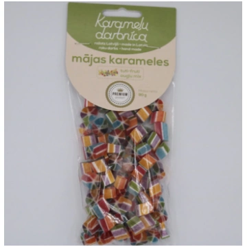 Karameļu darbnīca, tuti-fruti karameles, 90g