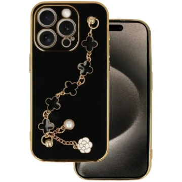 Trend Case vāciņš iPhone 15 Pro, 3. dizains, melns