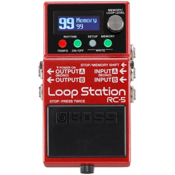 Loop Station Boss BOSS/RC-5 sarkana