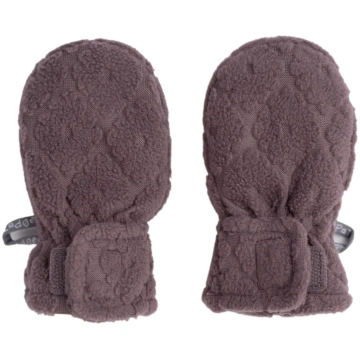 LODGER MITTENS FOLKLORE flīsa bērnu cimdiņi, MAUVE