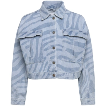 Dante6 - Dante6-Spring Printed Denim Jacket - izmē