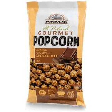 Popkorns POPHOUSE Karameļu šokolādes, 180g