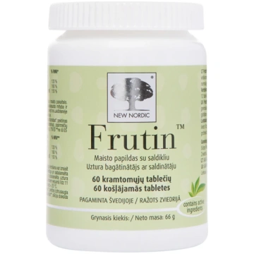 New Nordic Frutin, 60 košlājamas tabletes