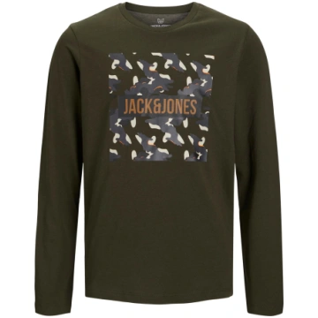 Jack & Jones Jjramp Tee Ls Crew Neck Jnr Rosin