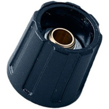 Knob; without pointer; ABS; Øshaft: 6mm; Ø16x15.5m