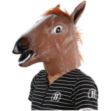 Zirga galvas lateksa maska MASK Horse