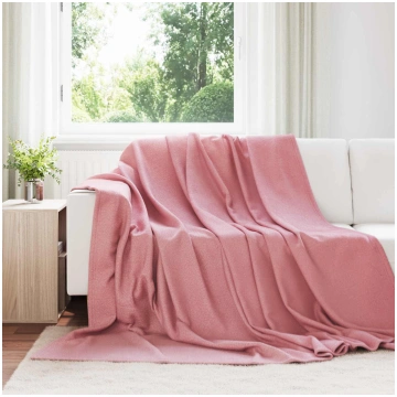 Pleds rozā 270 x 240 cm flīss