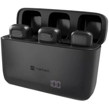 Natec Mobile microphone HOPPER lavalier wireless l