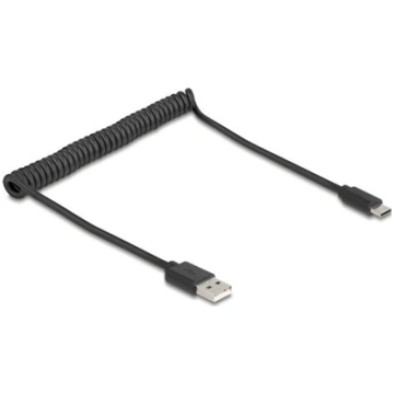 Delock USB 2.0 Coiled Cable USB Type-A male to USB