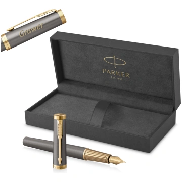 Parker Ingenuity Grey GT M pildspalva ar gravējumu