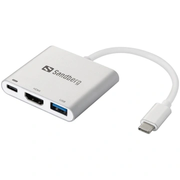 Dokstacija Sandberg 136-00 USB-C Mini Dock HDMI+US