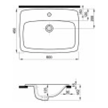 Izlietne Ritenis Nova Pro 60 cm (M31861000) [Umywa