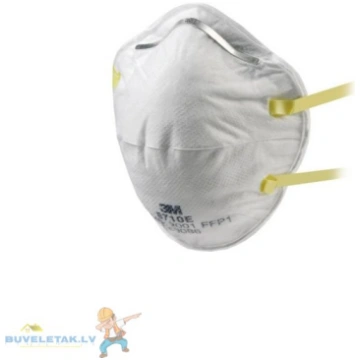 Respirators bez vārsta FFP1 8710PT 3M 18040