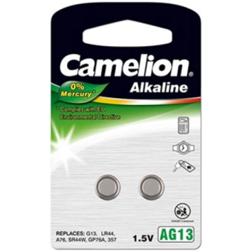 Camelion Alkaline Button celles 1.5V LR44/357 2-pa