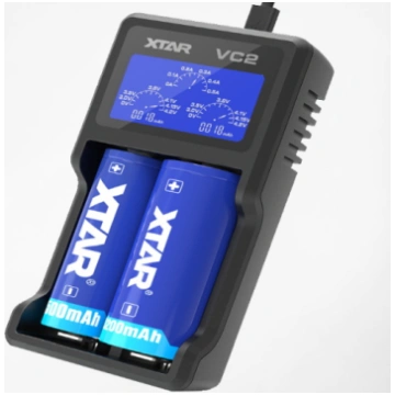XTAR VC2 LCD Lādētājs