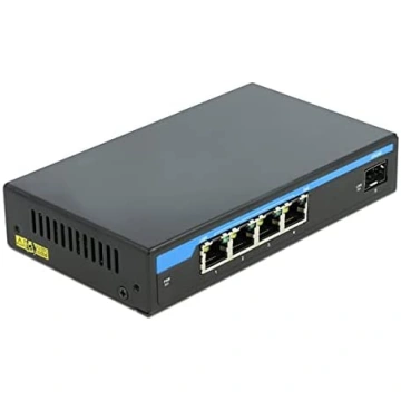 DeLOCK Giga Ethernet Switch 4P PoE + 1SFP - 87765 