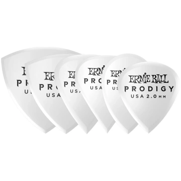 9343 2.00mm White Multipack Prodigy Picks 6-pack E