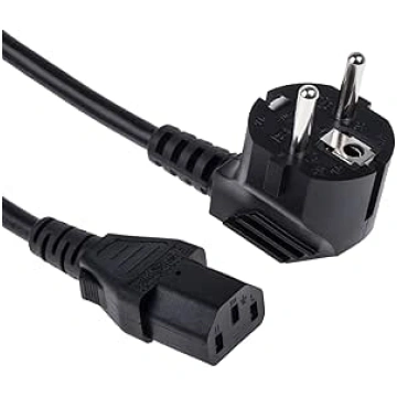 SHAFI IEC Cable 3 m - Angled Type F CEE 7/4 Schuko